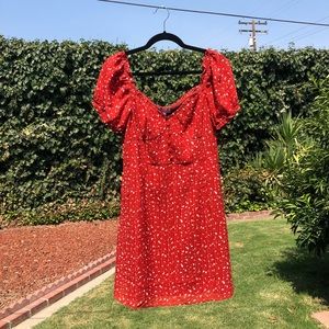 Petite Studio NYC Maisy Dress - Red Print